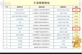 名表维修被曝猫腻，品牌：建议消费者“切勿因小失大”丨3.15特别报道图片