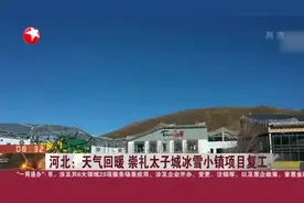 河北：天气回暖  崇礼太子城冰雪小镇项目复工视频封面