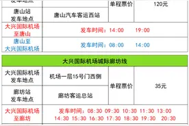 北京大兴国际机场至河北多地城际巴士恢复运营图片