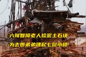 六旬失智老人捡泥土石块为弟弟建起七层小楼，可他不知道的是，弟弟再也不会回来…视频封面