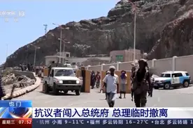 也门抗议者闯入总统府 总理临时撤离图片