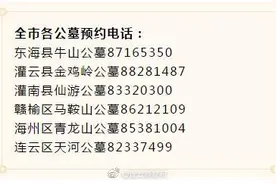 即日起全天开放！事关 连云港 清明祭扫图片