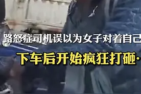 女子驾车鸣笛遭路怒司机别车打砸，网友看气：太嚣张了图片