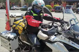 55岁台胞单骑游祖国大陆 前天，他骑行到了株洲……图片