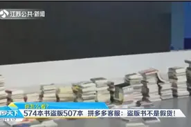 574本书，507本是盗版，拼多多客服：盗版书不是假货！视频封面