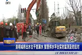崇明城桥出水主干管漏水 智慧供水平台实时监测及时应对视频封面