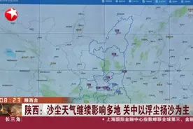 陕西：沙尘天气继续影响多地  关中以浮尘扬沙为主视频封面