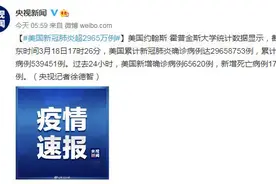 3月19日美国疫情最新消息：美国新冠肺炎超2965万例图片
