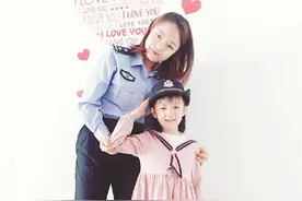 甘肃 八岁女儿写给警察妈妈的信图片