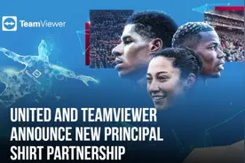 官方：曼联与TeamViewer达成球衣广告协议，合约为5年2.35亿英镑图片