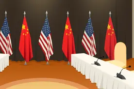 朝阳少侠：美国这一出“鸿门宴”，砸了……图片