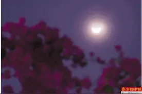 夜空里的微笑图片