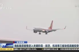 海航集团重整进入关键阶段：航空、机场等三板块招战略投资者视频封面