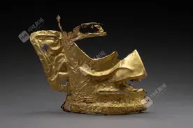 绝美！举世关注的三星堆神秘金面具出土图片