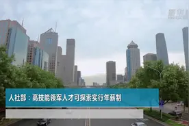 财经网来|人社部：高技能领军人才可探索实行年薪制视频封面