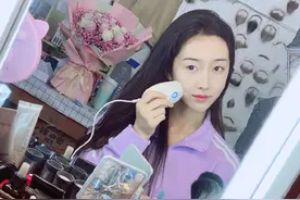 宣璐晒做美容照片 素颜颜值依然高图片