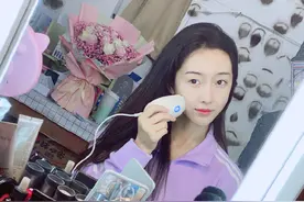 宣璐晒做美容照片 素颜颜值依然高图片