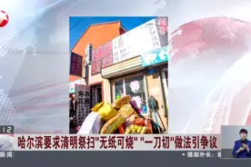 哈尔滨要求清明祭扫“无纸可烧”“一刀切”做法引争议：严打生产源头、严查运输渠道、严罚销售环节、严控末端焚烧视频封面