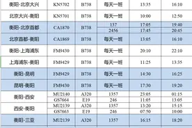 南岳机场即将迎来航班换季，亮点信息都在这里图片