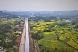 到成都仅一小时半 成雅快速通道即将形成通车条件图片