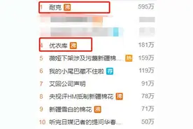 和H&M持相同立场！耐克、优衣库也“爆”上热搜……王一博、谭松韵终止与耐克合作图片
