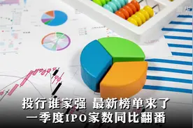 投行谁家强，最新榜单来了！一季度IPO家数同比翻番视频封面