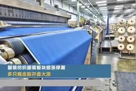 服装纺织服装板块掀涨停潮 多只概念股开盘大涨视频封面