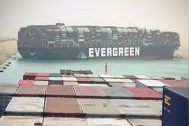 在“最坏的地点，最坏的时间点”400米巨轮“掐断”世界海运咽喉图片