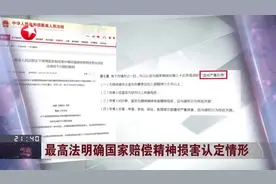 最高法明确国家赔偿精神损害认定情形视频封面