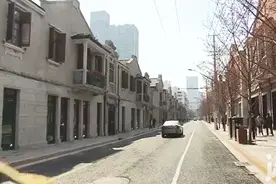 清水墙实木框落地橱窗，改造中的张园沿街初露老弄堂风情图片