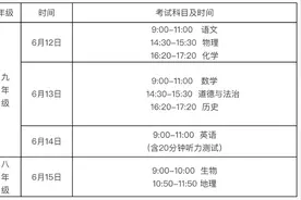 6月12日开考，2021年济南中考时间定了图片
