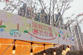浪漫樱花不负春光，这个苏州河畔的网红市集化身居民打卡地图片