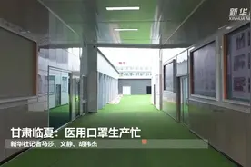 甘肃临夏：医用口罩生产忙视频封面