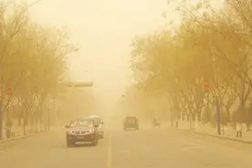 沙尘又来，“还是来自蒙古国”图片