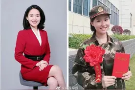 广西22岁女主持人参军，太飒了图片