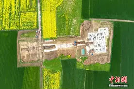 湖北襄阳：凤凰咀遗址考古发掘现场图片