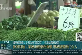 城事晚高峰：小葱为啥“蓝荧荧”，检测结果解谜团！视频封面