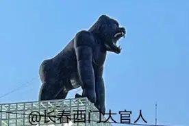 吉网调查丨长春桂林路逆风草楼上金刚猩猩“一日游”？其实是商家私设的大气球图片