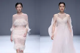 中国时装周看秀｜以“天堂河”之名 打造流光溢彩的华服图片