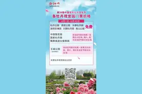 洛阳各牡丹观赏园门票价格公布，六家免费！还有宾馆价格……图片
