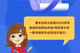 一图读懂｜重庆市住房公积金2020年年度报告图片