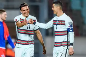 C罗进球 葡萄牙3-1逆转卢森堡图片