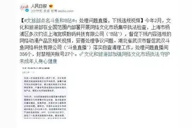 文旅部点名B站和斗鱼：下线违规视频，处理问题直播间图片