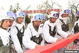 “国际比赛-2021”“萨彦岭行军”中国参赛队举行出征誓师大会图片