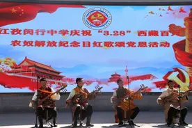 沪藏中学生云连线！共同歌唱爱国之情图片