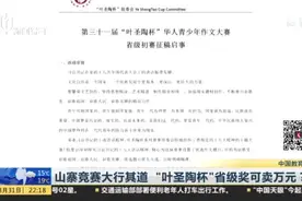 山寨竞赛大行其道  “叶圣陶杯”省级奖可卖万元？