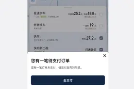 滴滴系统出现故障让网友“崩溃”部分用户提示有未支付订单 客服解释：系统升级所致图片