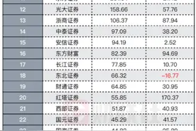 36家券商公布年报，5家净利超百亿，除了头部都是腰部？当下缺少颈部业绩券商，10名开外断层严重图片