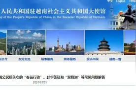 驻越南使馆发布关于“春苗行动”、赴华签证和“双检测”等常见问题解答图片