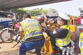 麻涌重拳整治涉摩交通违法图片